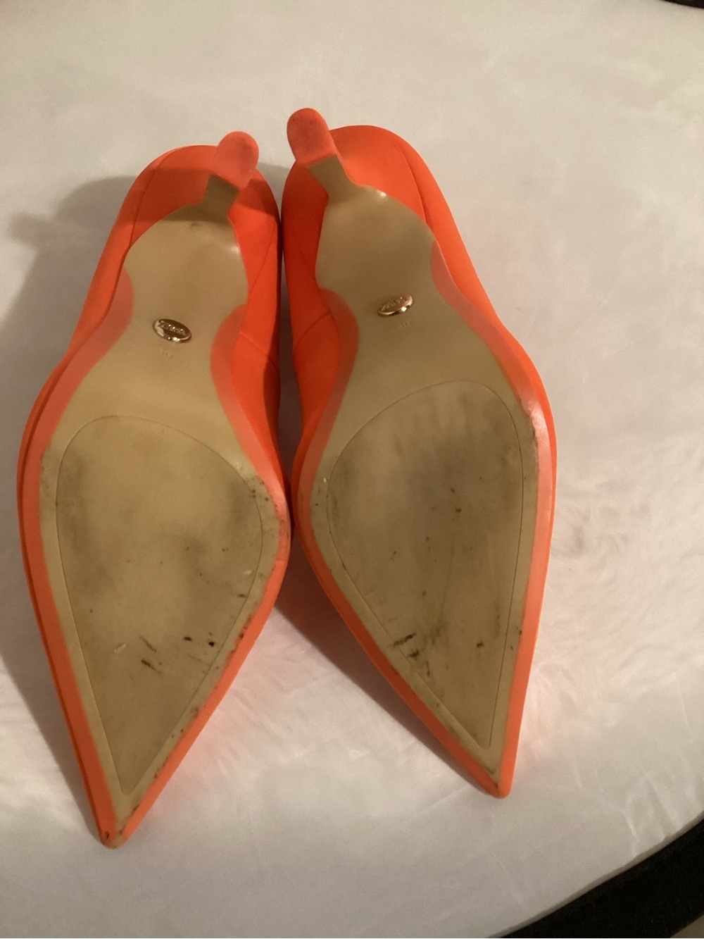 Zara Orange Pointed-Toe Stiletto Pumps - Picture 11 of 11